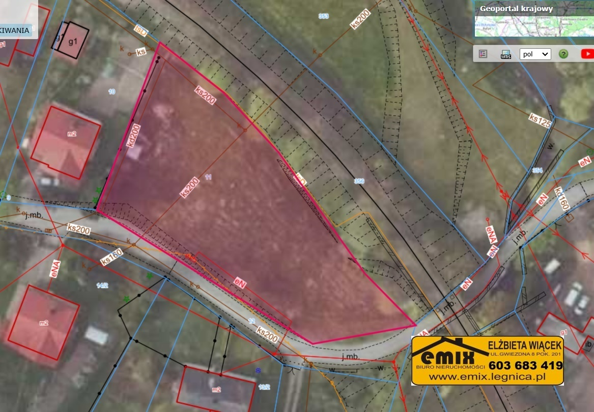 Działka budowlana 15 ar w okolicy Świerzawy