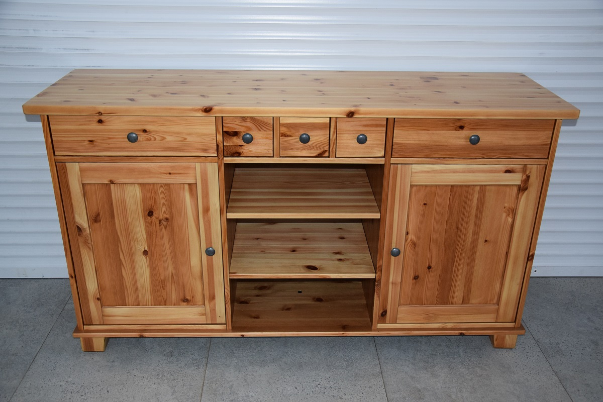 komoda z drewna sosnowego - jak nowa