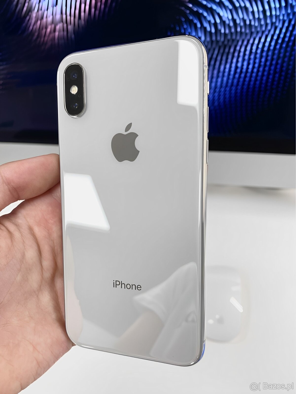 iPhone X Silver BATERIA 100% TOP