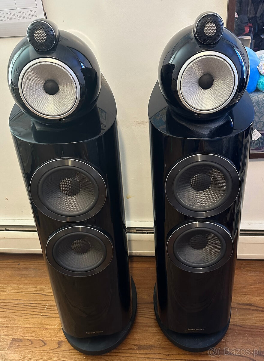 B&W Bowers & Wilkins 802 D3 Black głośniki