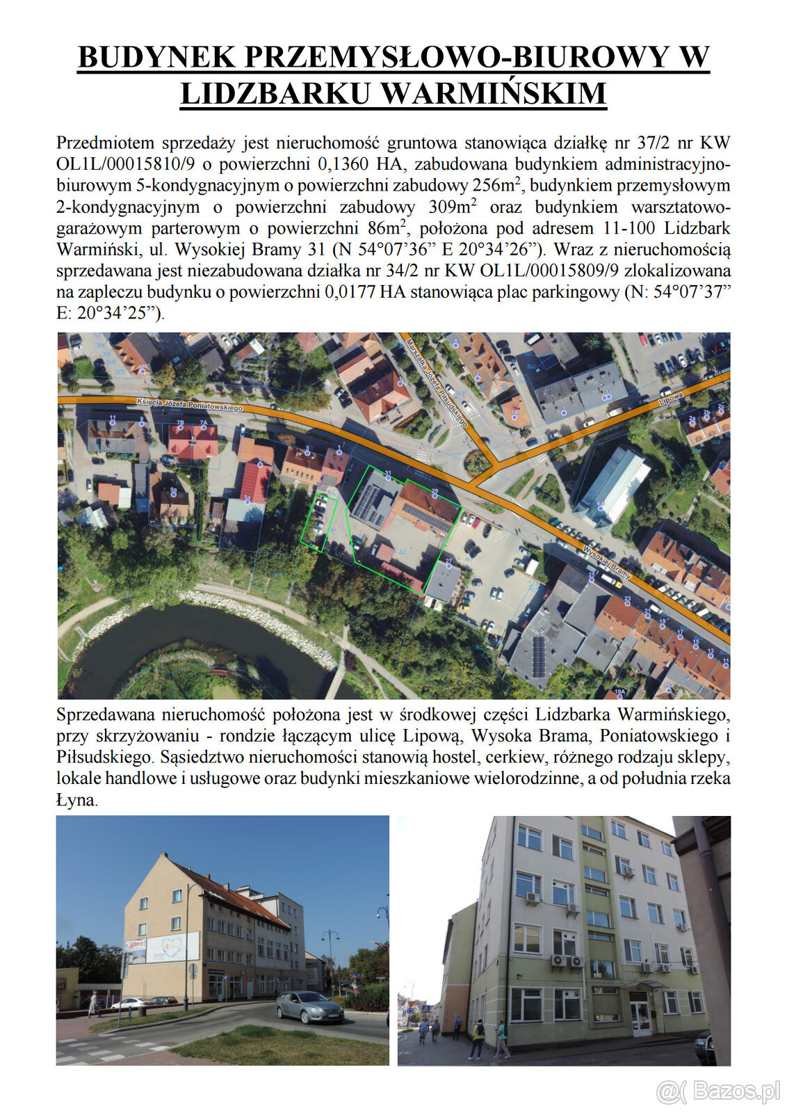 SYNDYK sprzeda budynek przemysłowo-biurowym w Lidzbarku Warm