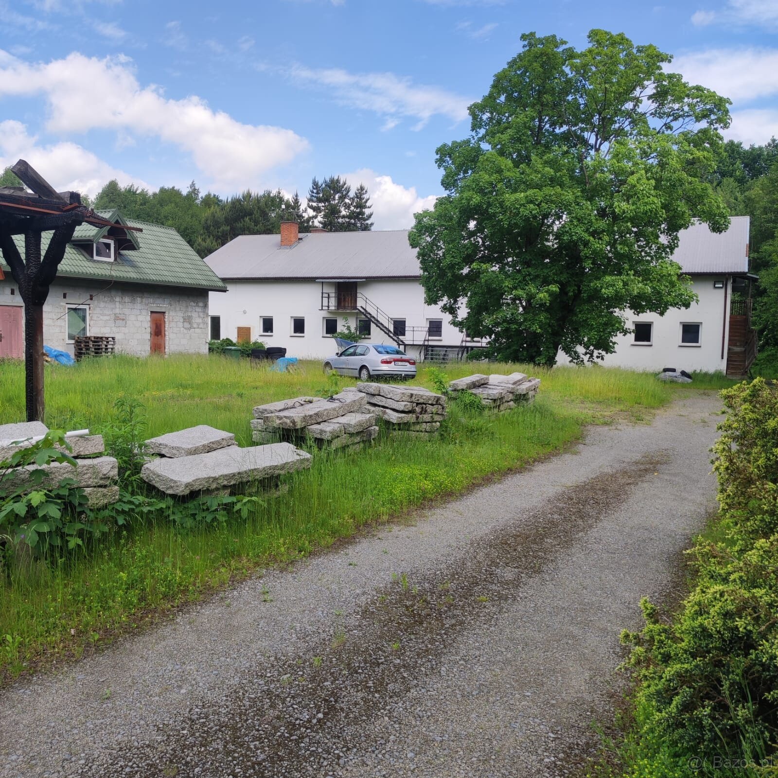 Budynek Przemysłowy 360m² + Potencjał 360m² + 4,47ha - Szyma
