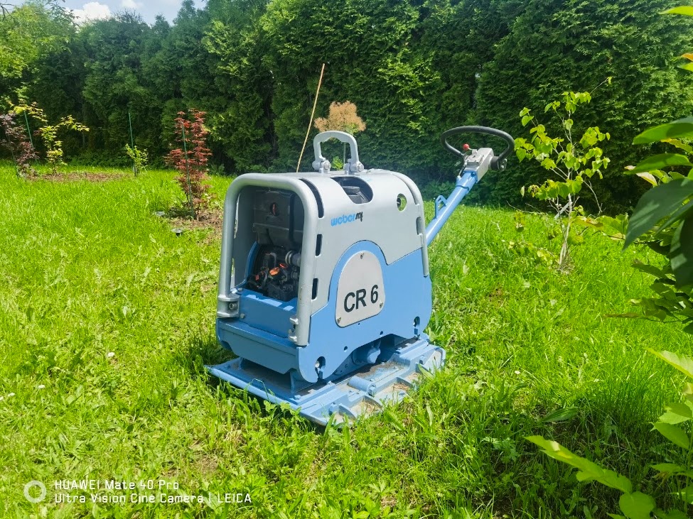 Zagęszczarka Weber CR6,400 kg,Diesel, no Wacker