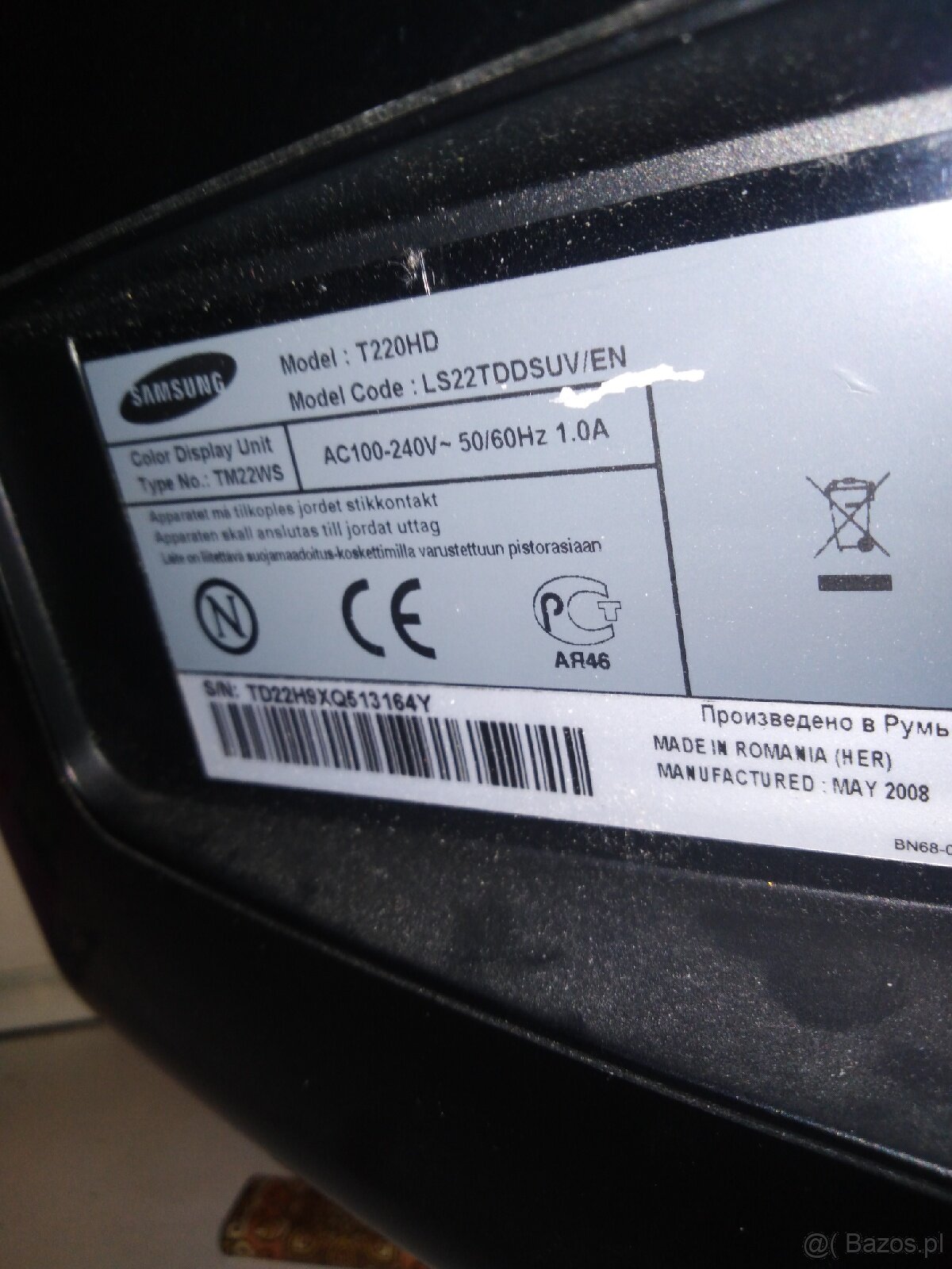 Monitor Samsung z funkcją tv