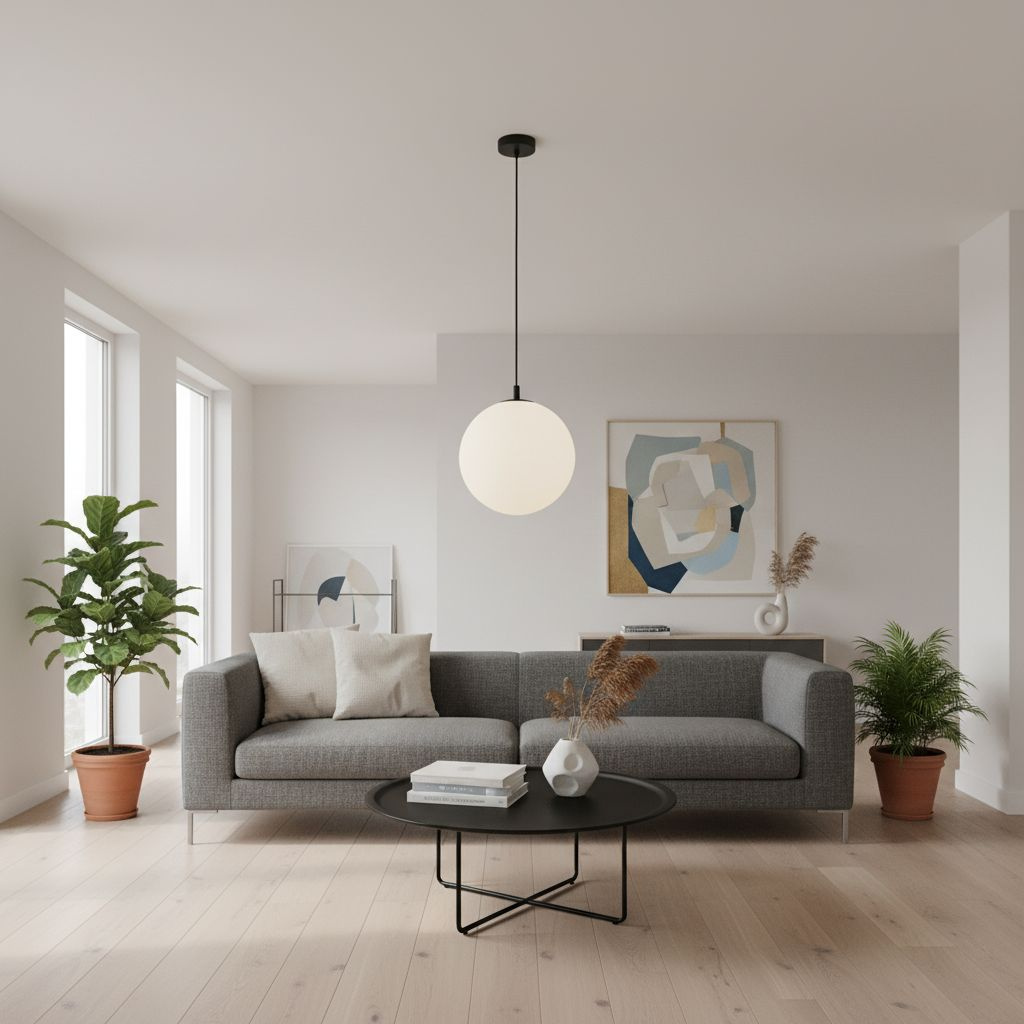 Lampa wisząca Kula 30 cm - 4Fundesign.com