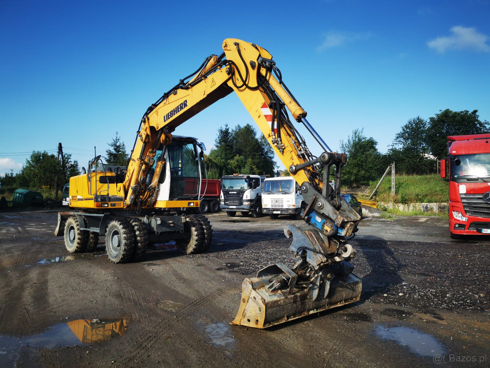 Koparka Kołowa liebherr 900 rototilt głowica obrotowa