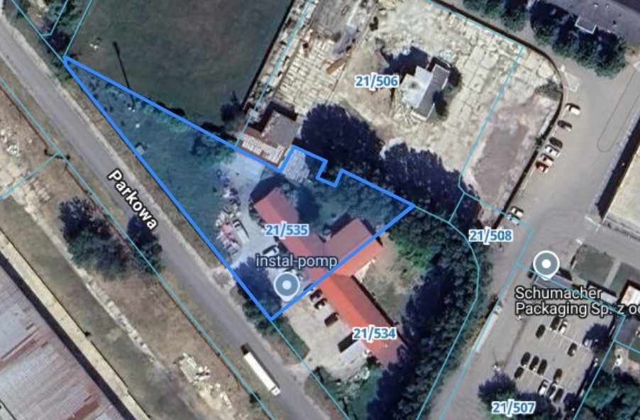 Udział 1/2 - nieruchomość zabudowana 0,2973 ha