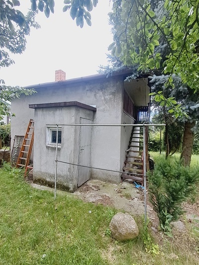 Działka rekreacyjna o pow. 336m2 z domkiem murowanym, Kalisz