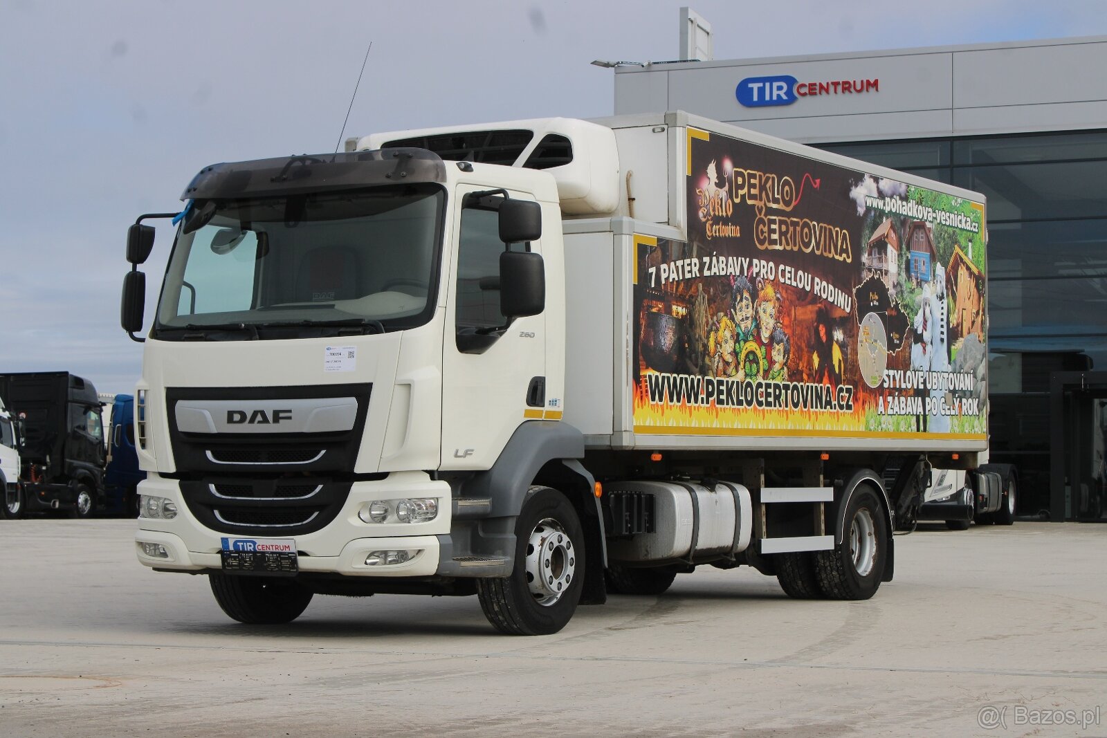 DAF LF 260 FA, EURO 6, HYDRAULICZNY PRZÓD, 80% OPON