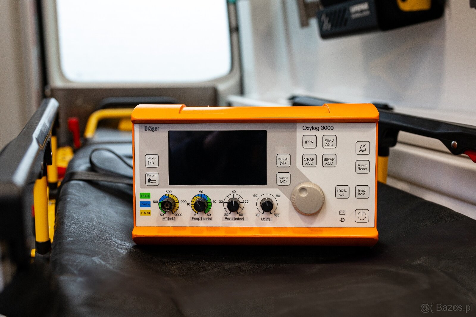 Wentylator plicny Dräger Oxylog 3000