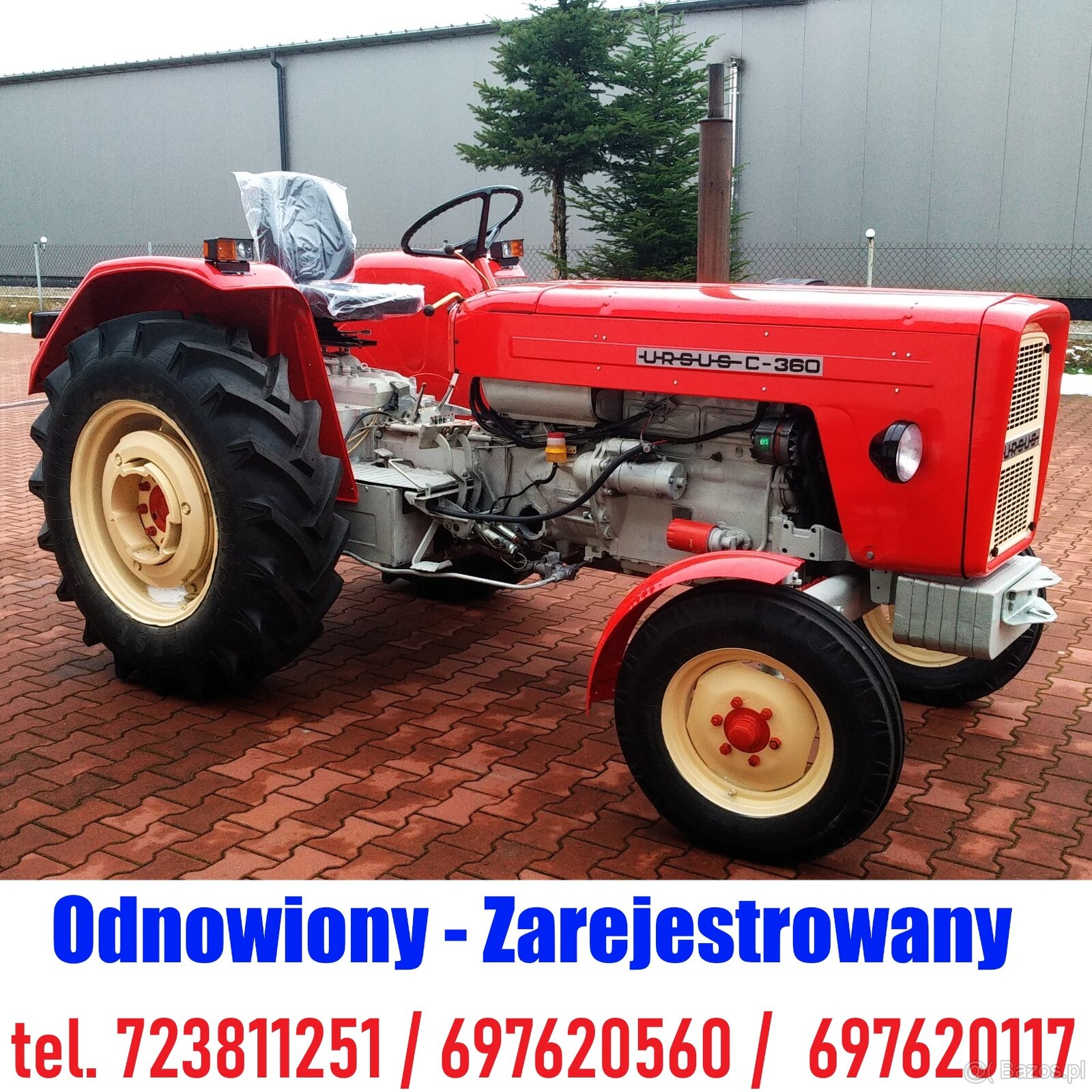 Ciągnik Ursus C360 1985 Silnik 4 cylindry C-360 Odnowiony