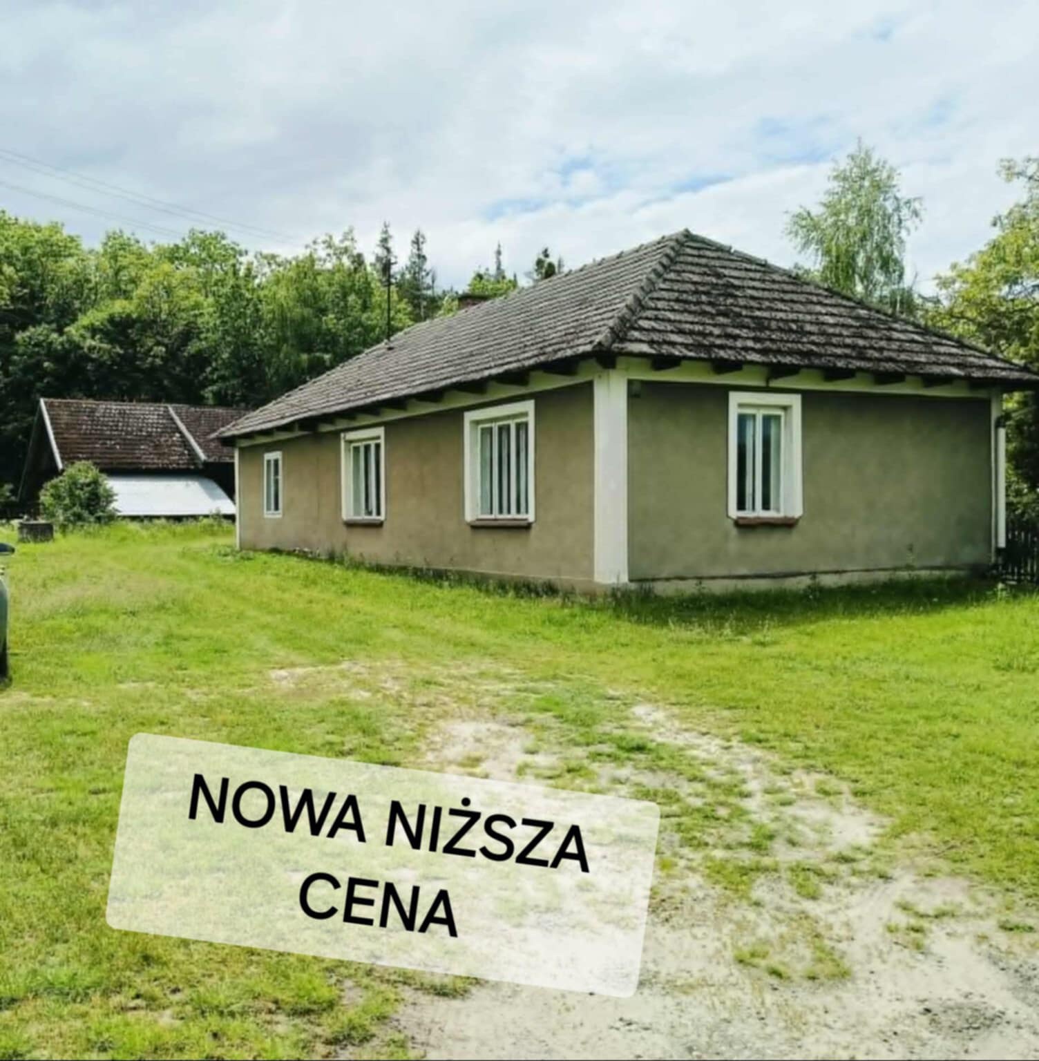 Dom w zielonej i spokojnej miejscowości