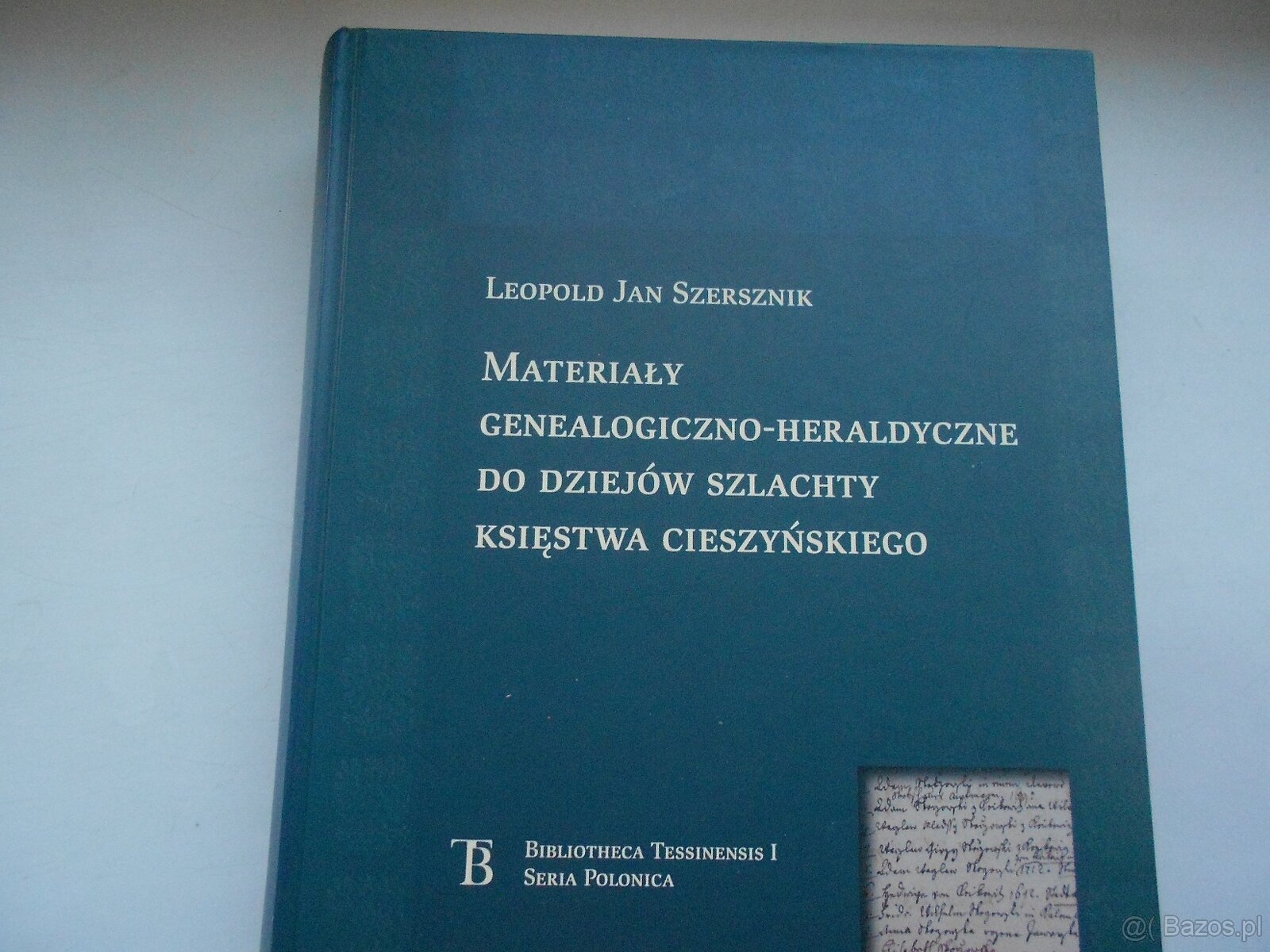 genealog.-heraldyczne ... szlachta ciesynska ...