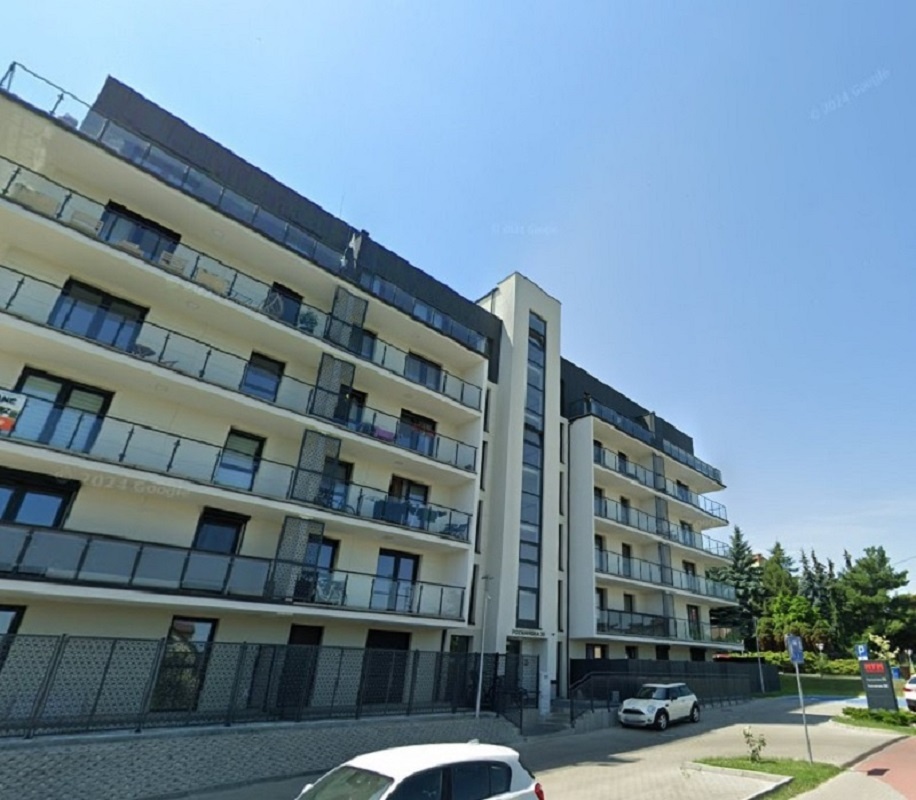 2 pokoje, 51.85m2, I piętro, duży balkon, umeblowane, ul. Po