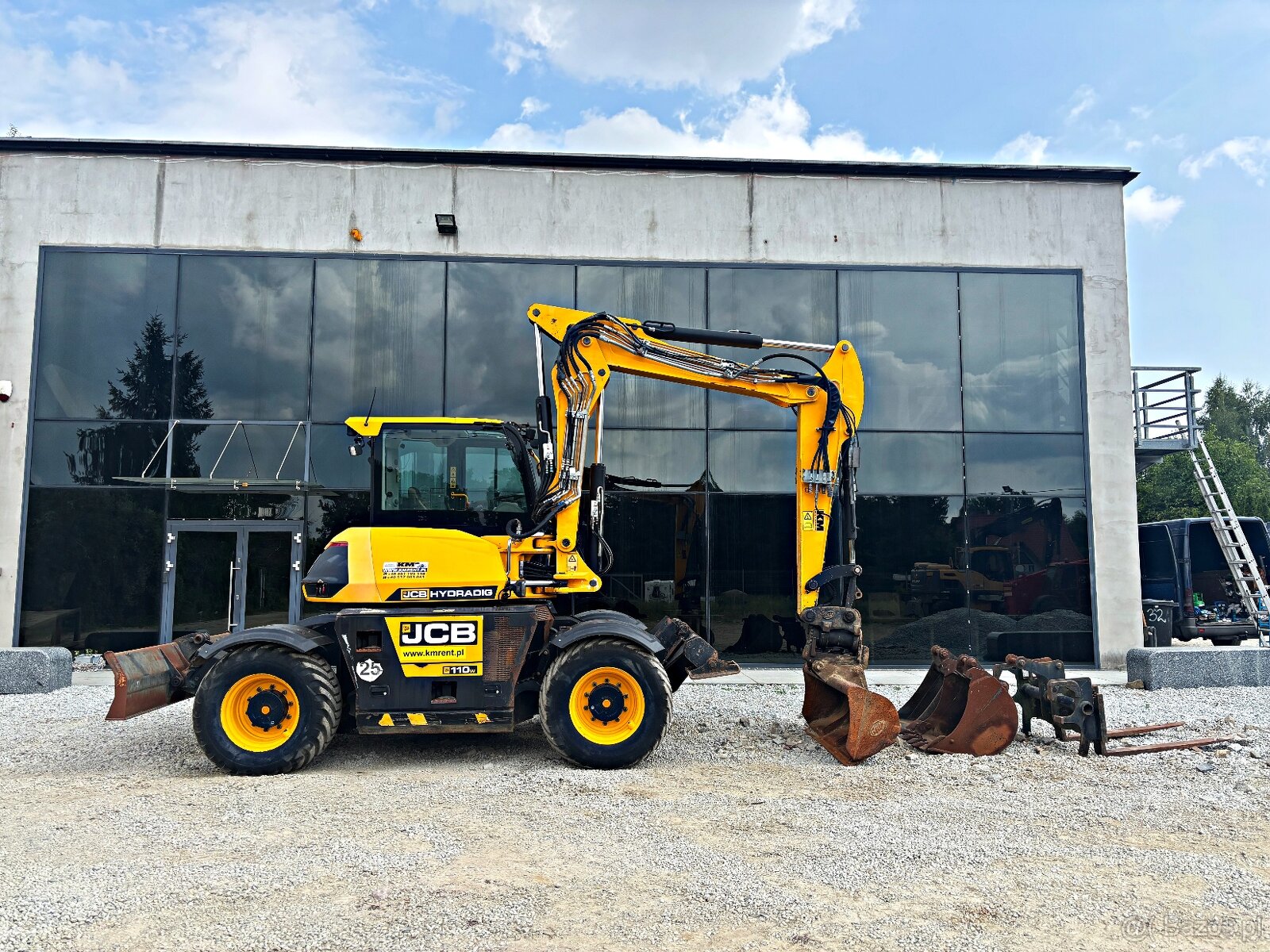 JCB HD110WT 4F KOPARKA KOŁOWA HYDRADIG POWERTILLT 2019R | LI