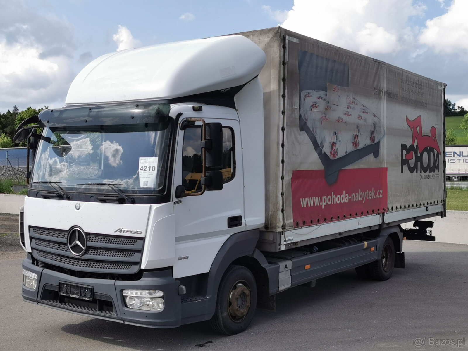 Sprzedam ciężarówkę MERCEDES-BENZ ATEGO 816 EURO 6 z platfo