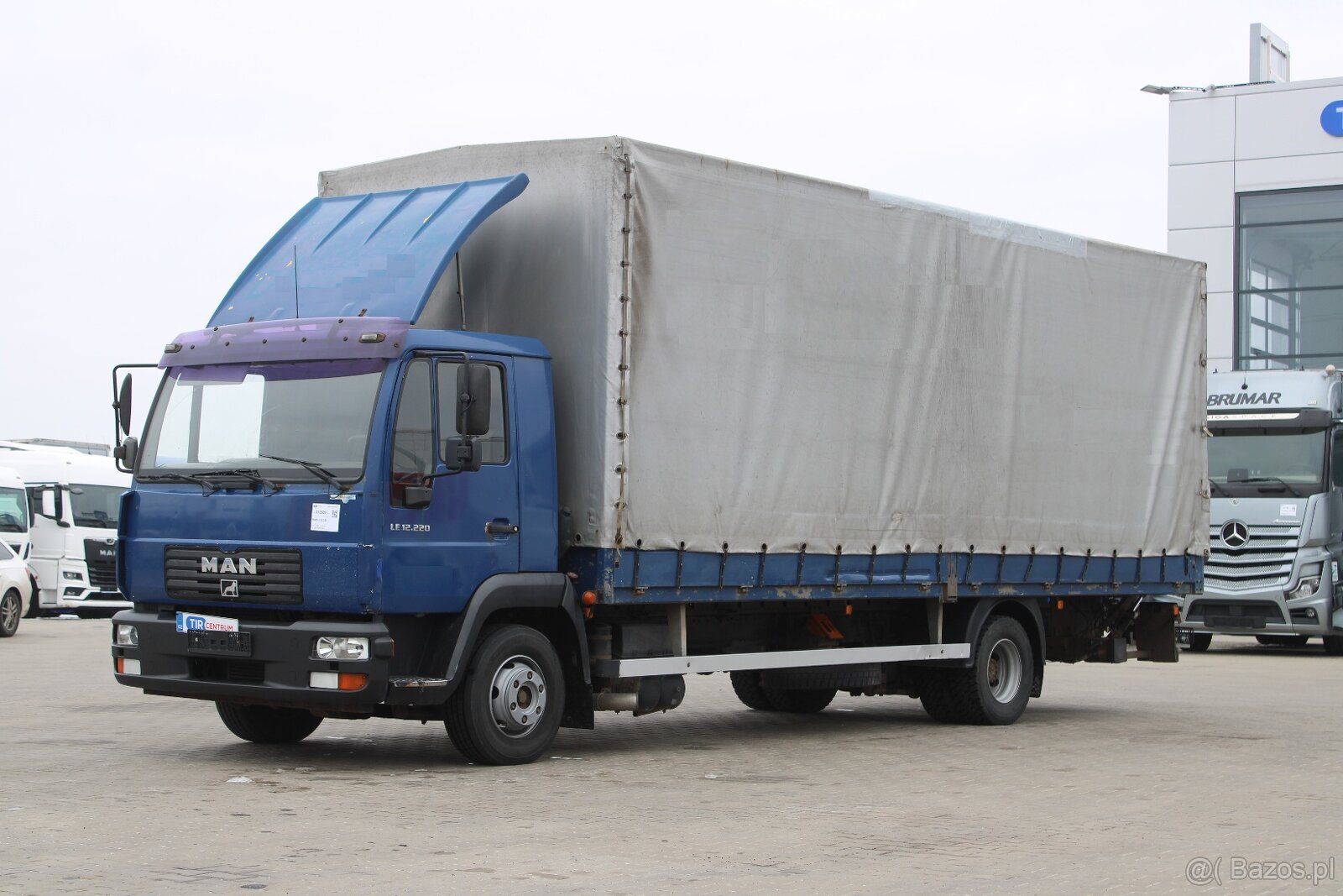 MAN LE 12.220, EURO 6, HYDRAULICZNY PRZÓD, OPONY 80%