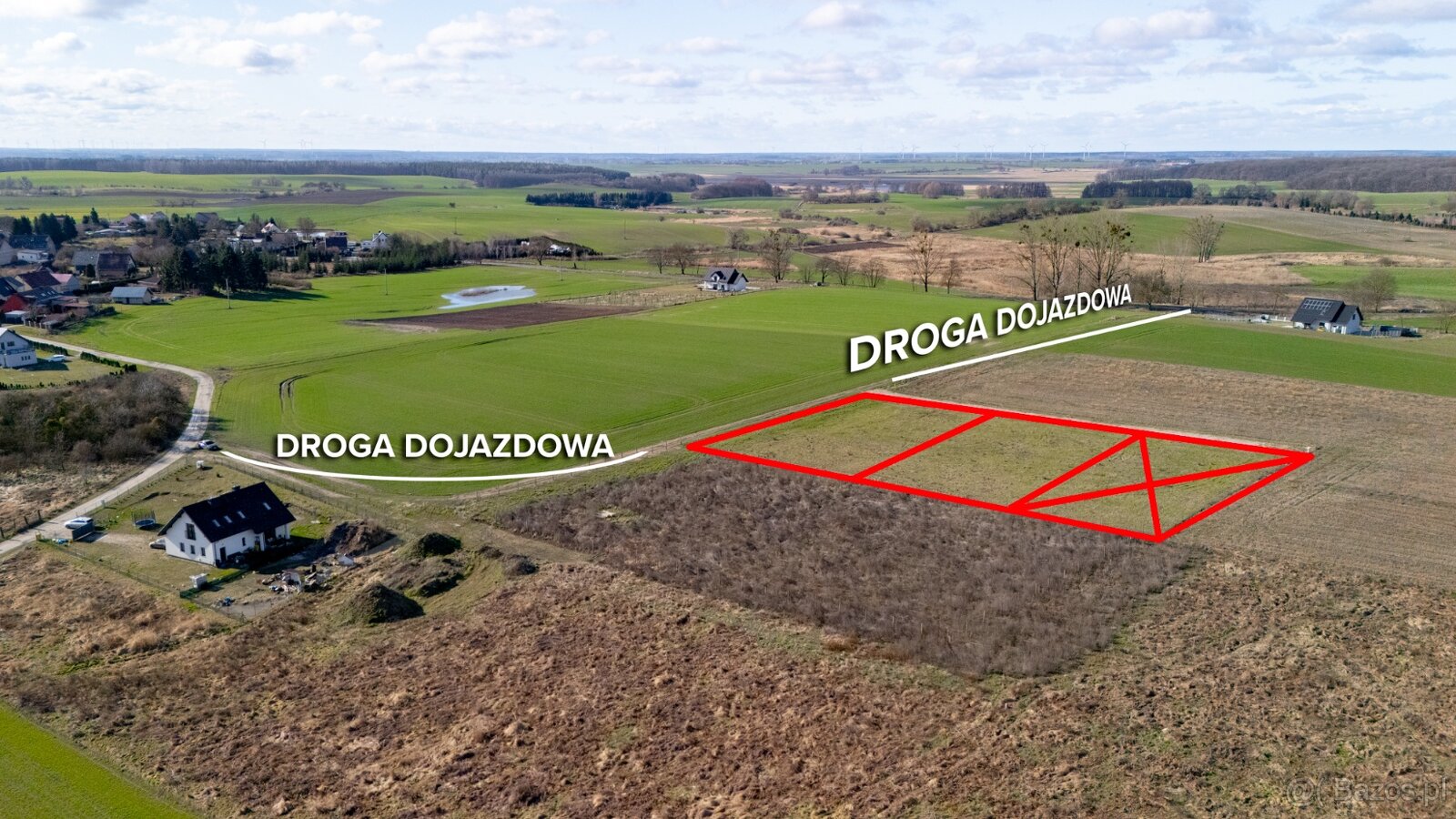 Działka w zielonej okolicy tylko 159 tyś.zł. ( 1476 m2).