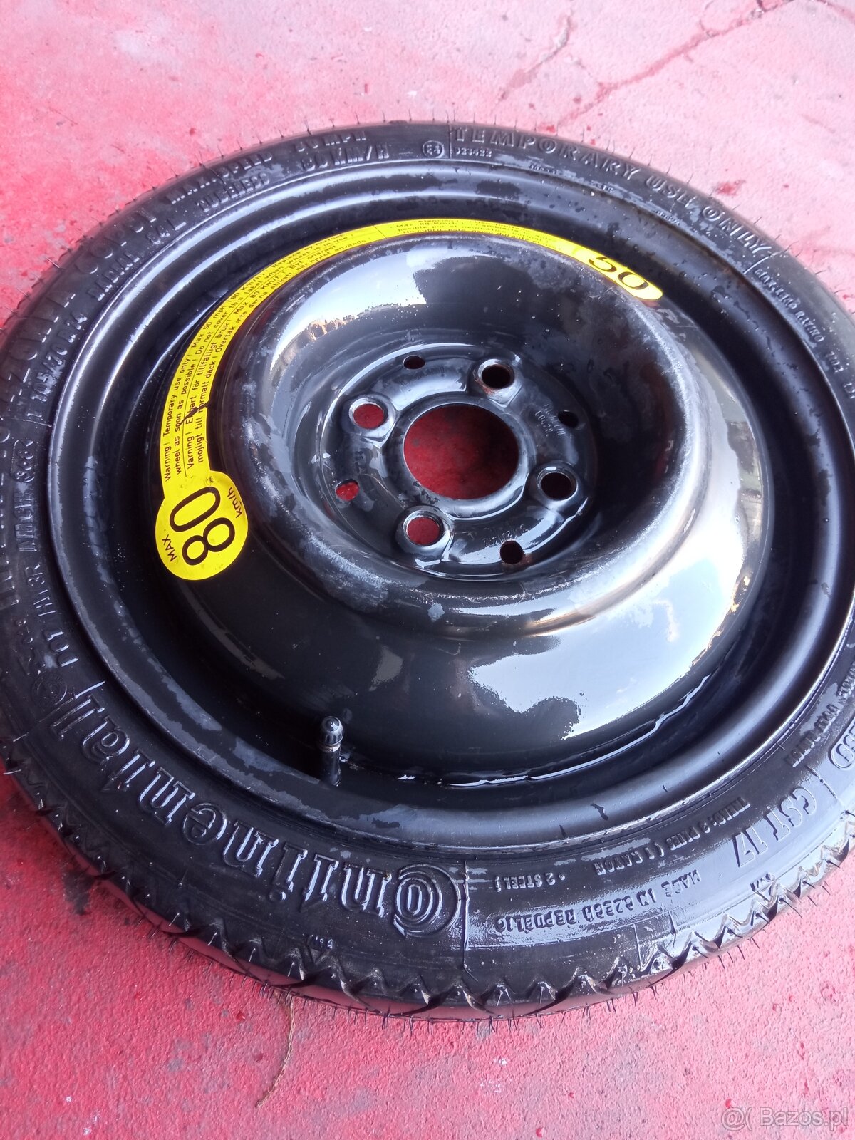 Seat Koło dojazdowe 4x100 T105/70R14 ET38