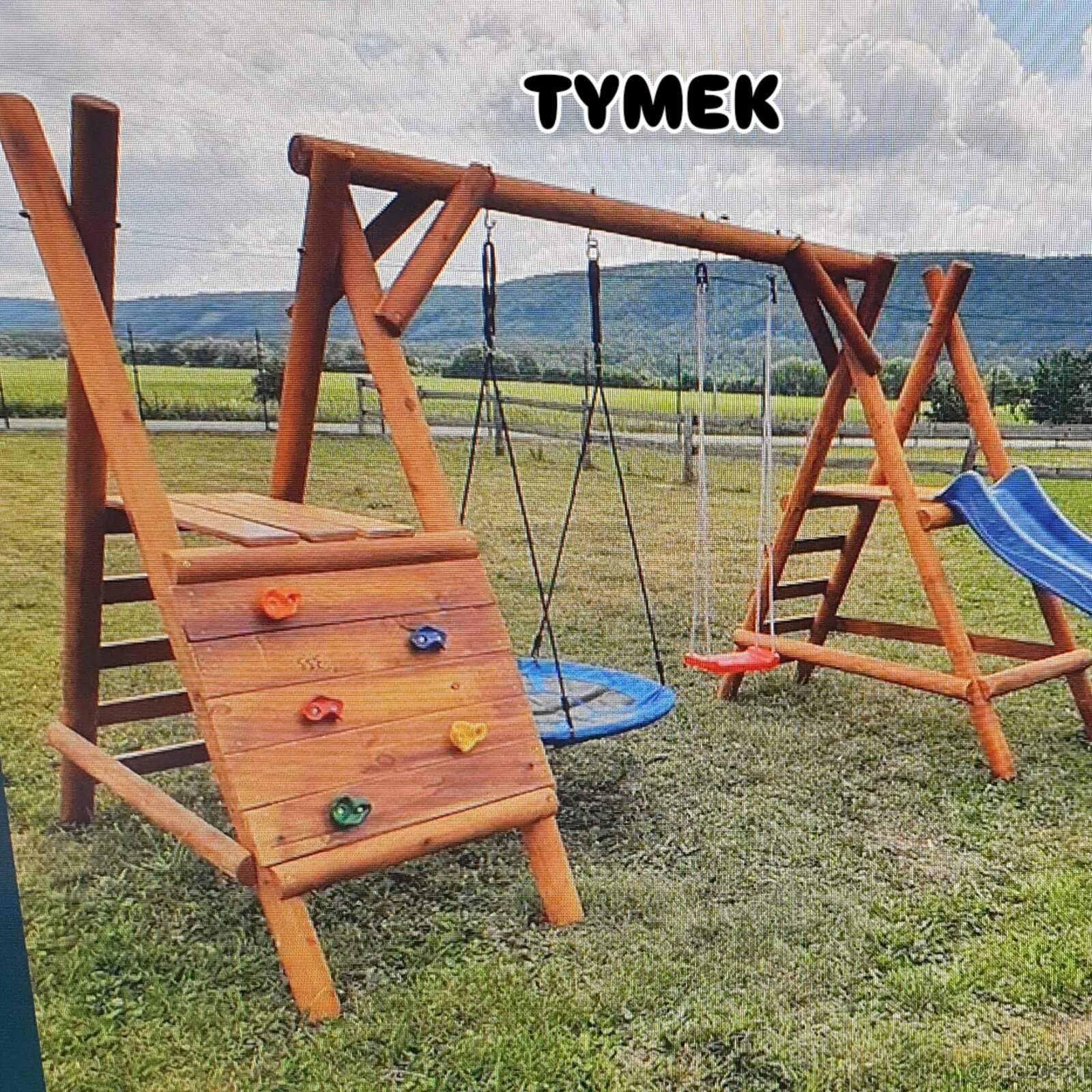 Plac zabaw z bali „Tymek” – własna produkcja
