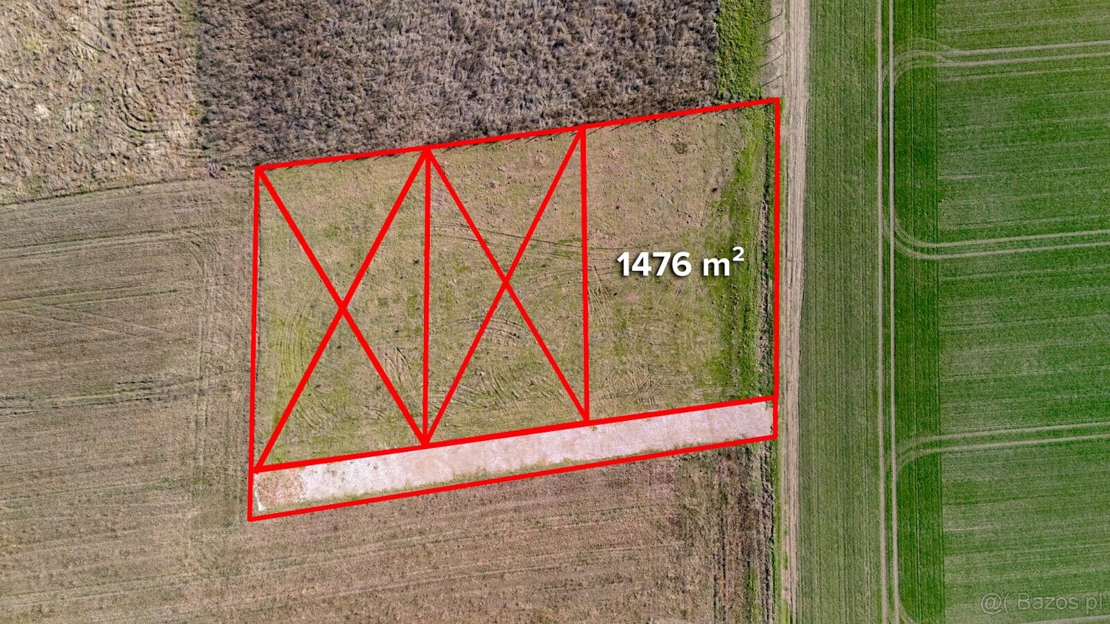 Działka w zielonej okolicy tylko 159 tyś.zł. ( 1476 m2).