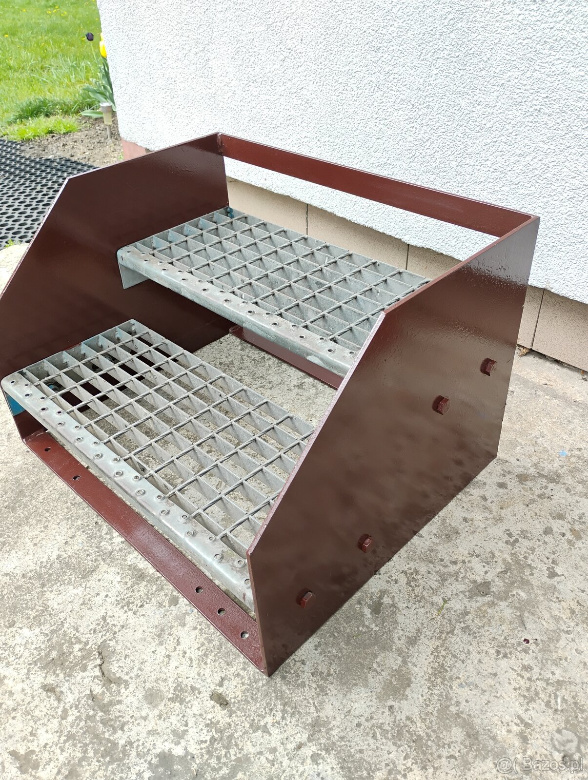 Schody metalowe.