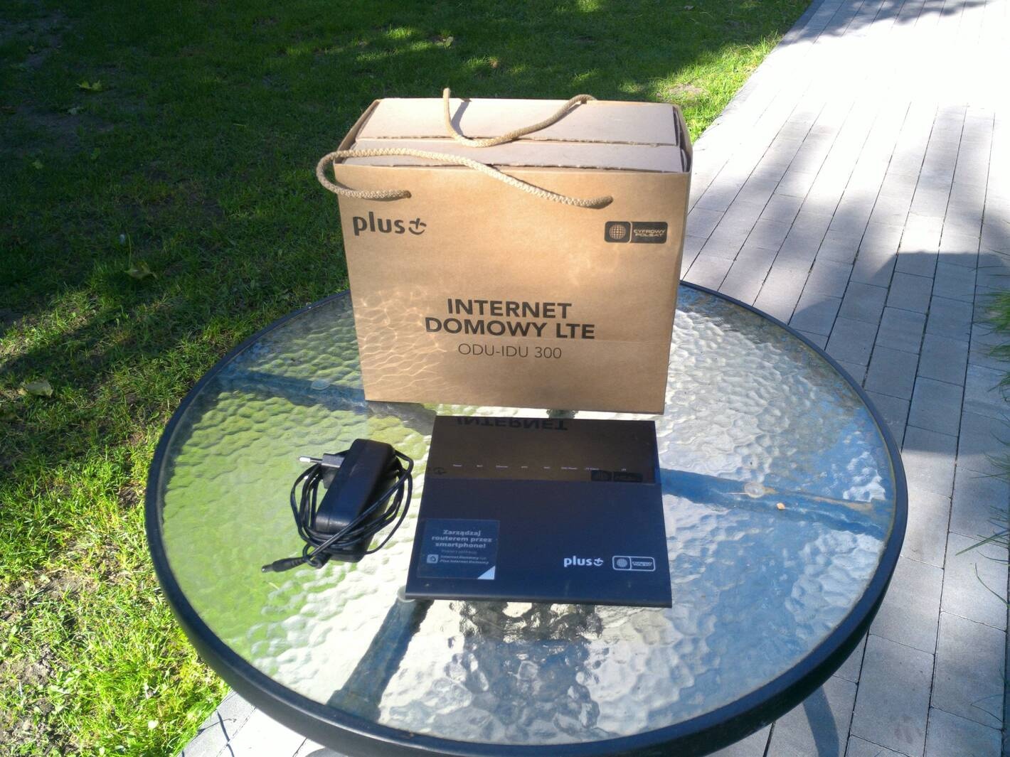 Router z anteną zewnętrzną ODU-IDU 300 4G LTE LAN WiFi "Bez