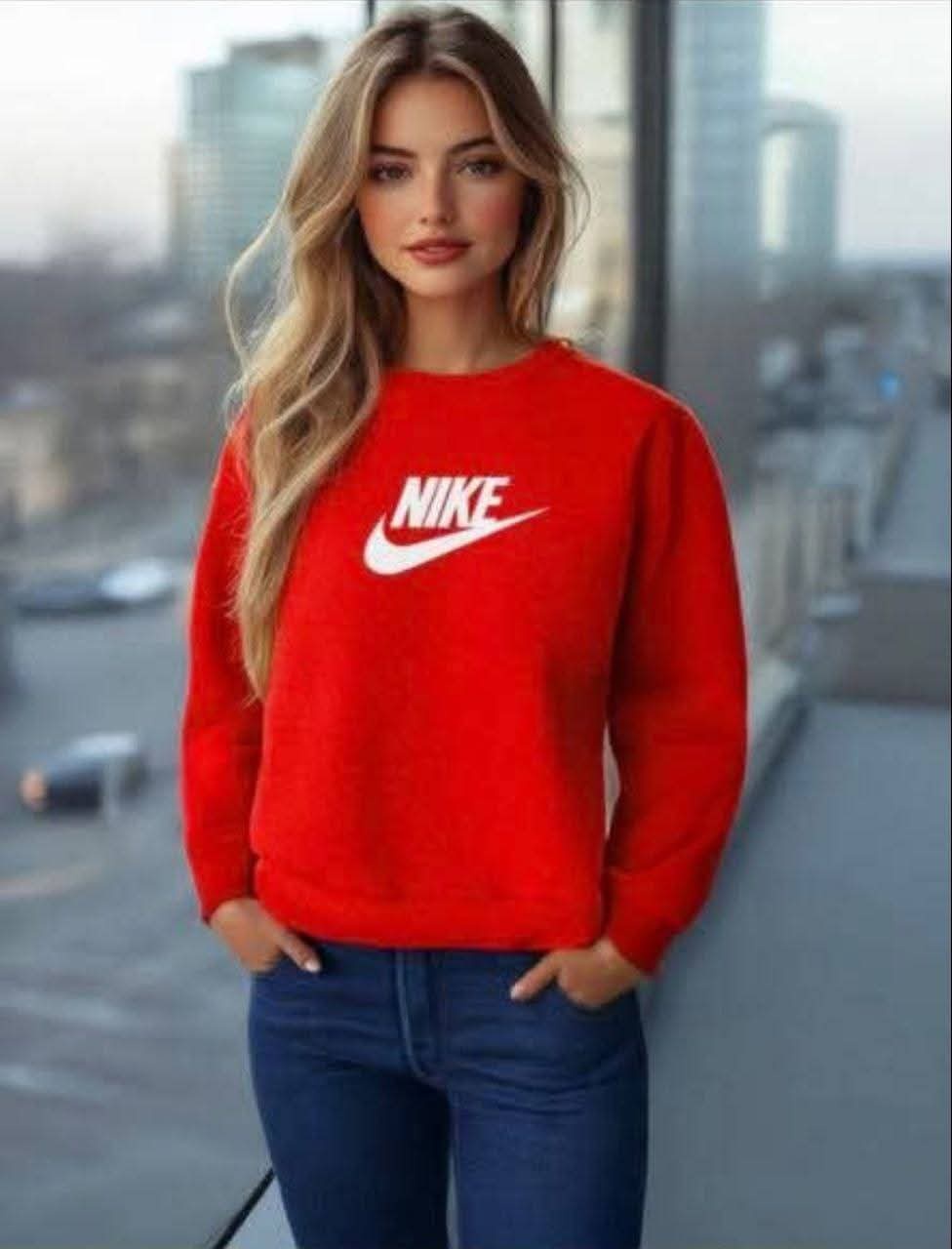 Bluza Damska Nike Czerwona rozmiar s-xl