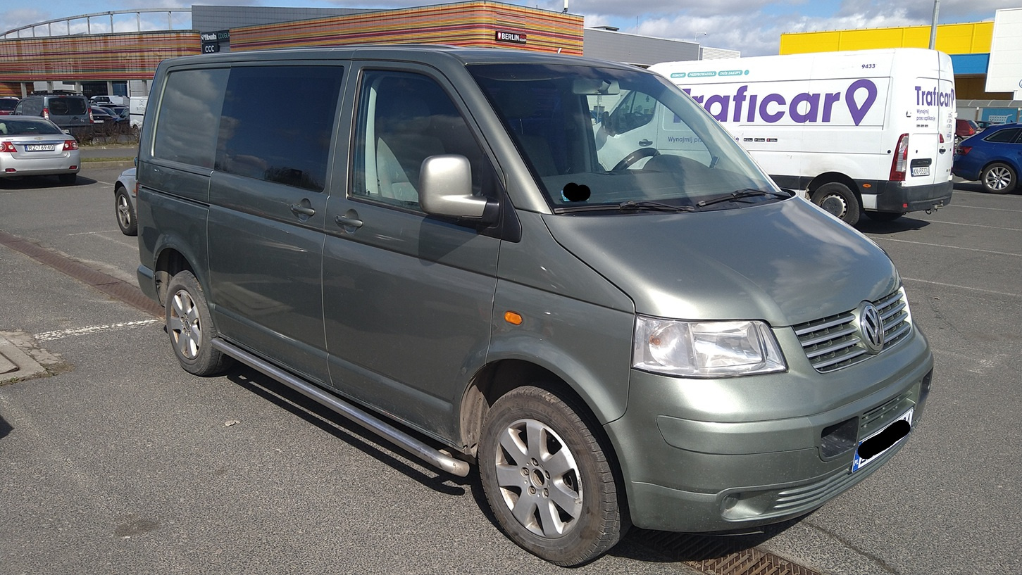 volkswagen transporter t5 2.5 tdi 2005r klima