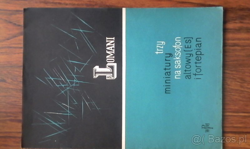 Trzy miniatury na saksofon altowy (Es) i fortepian