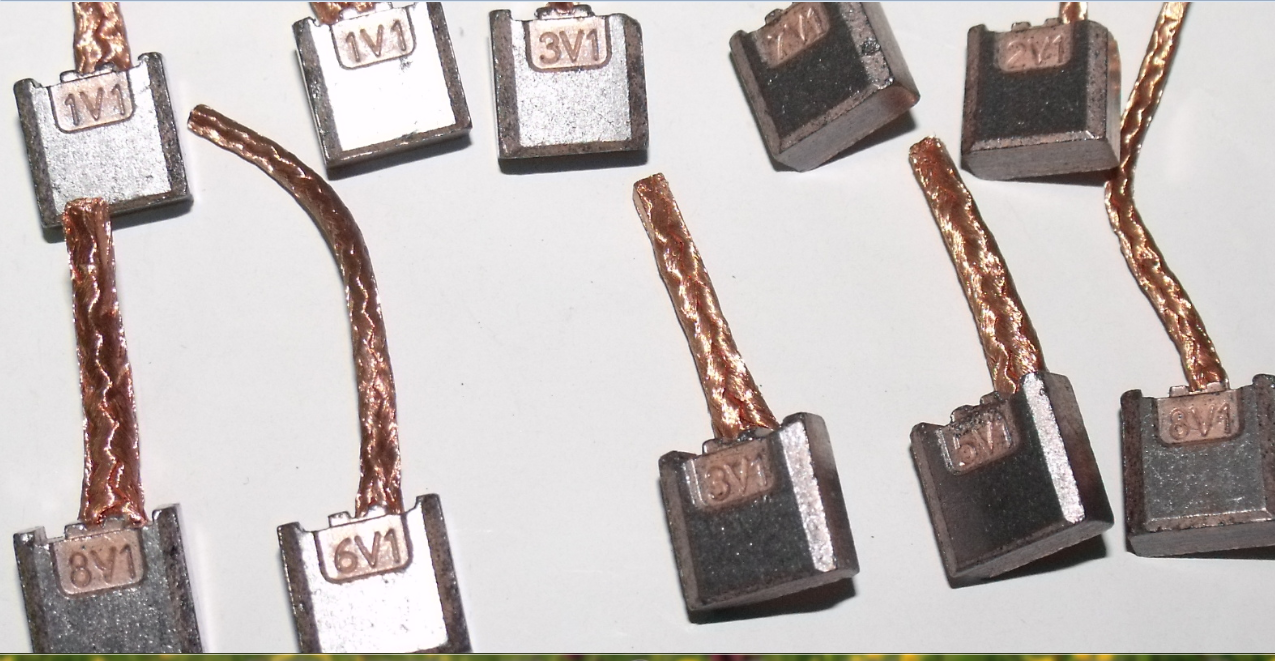 Szczotki do rozrusznika , wymiary 7x14x14mm