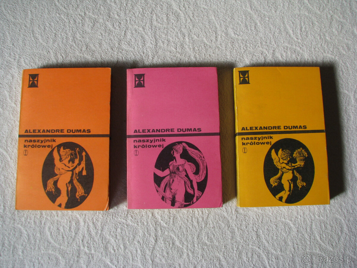 Naszyjnik królowej, Alexandre Dumas komplet - 3 tomy