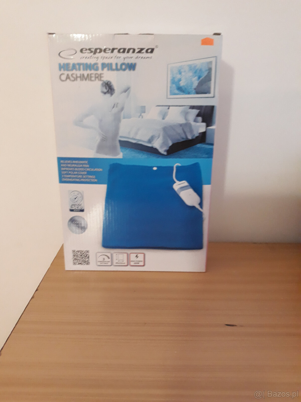 Poduszka elektryczna ESPERANZA Cashmere EHB004