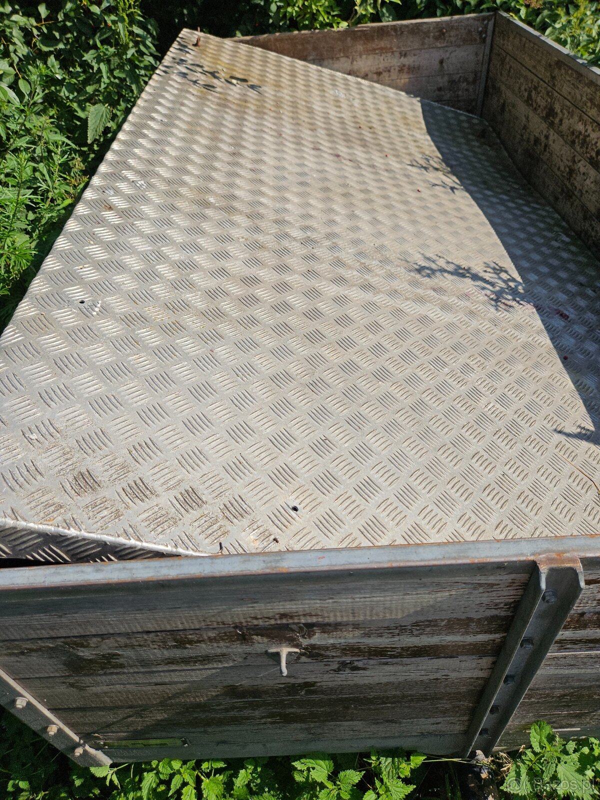 sprzedam plyte aluminiową ryflowaną