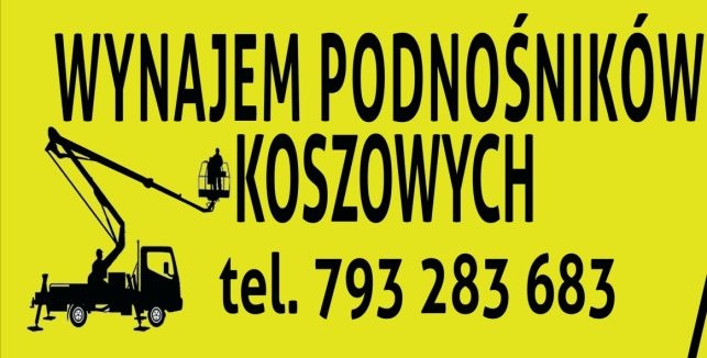 Podnośnik koszowy Żyrardów Mszczonów Skierniewice Wiskitki