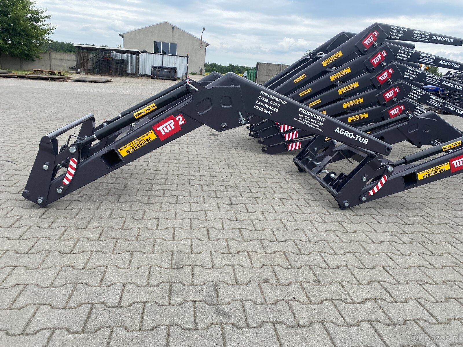 ŁADOWACZ tur euroramka C 360 3 sekcje hydrauliki nowy siłown - 10