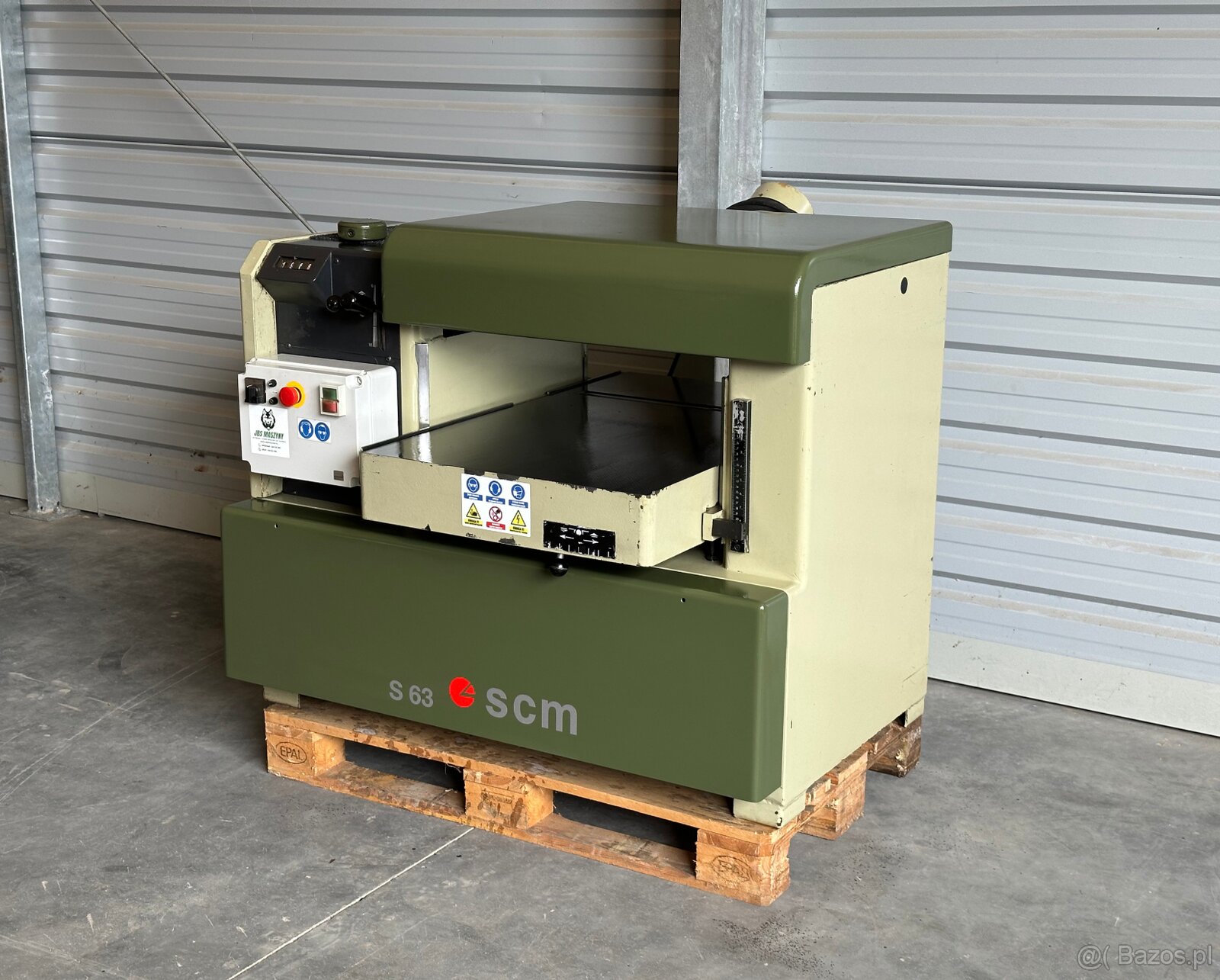 GRUBOŚCIÓWKA SCM S 63 – 630 mm | 4 NOŻE | 7,5 kW | - 10