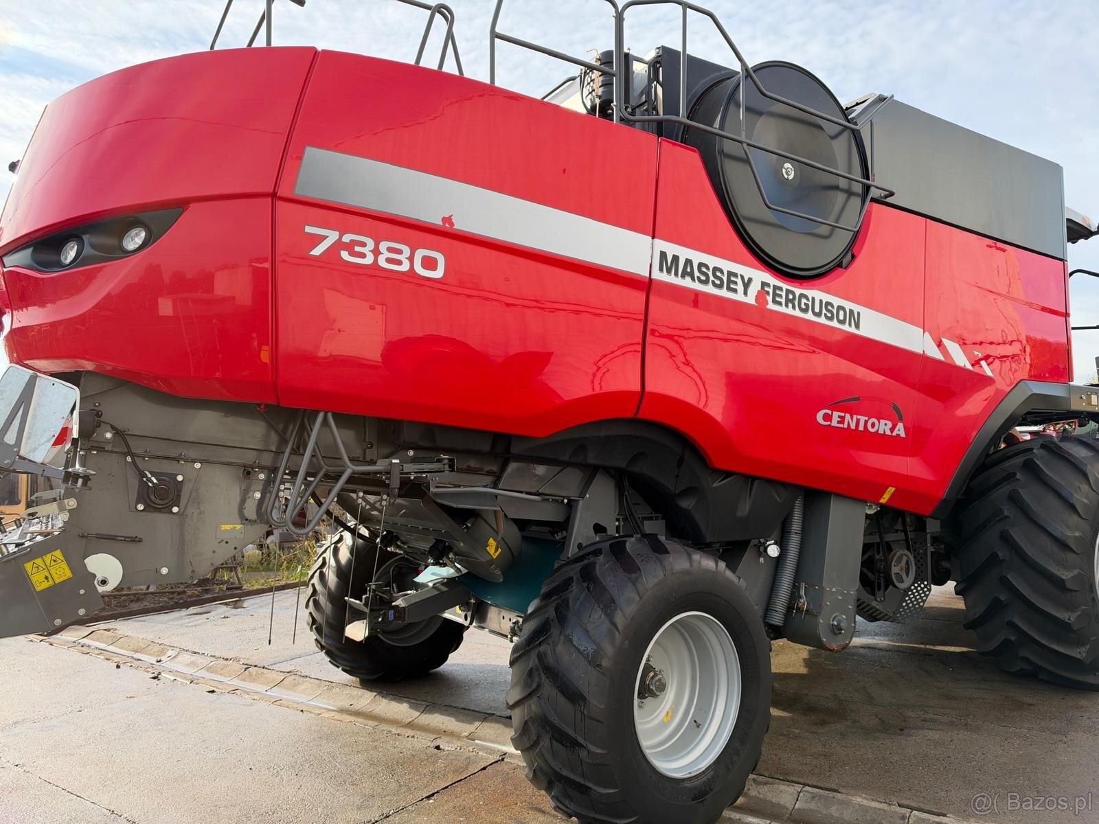 Kombajn Zbozowy Massey Ferguson 7380 Centora + Heder do kuk - 10