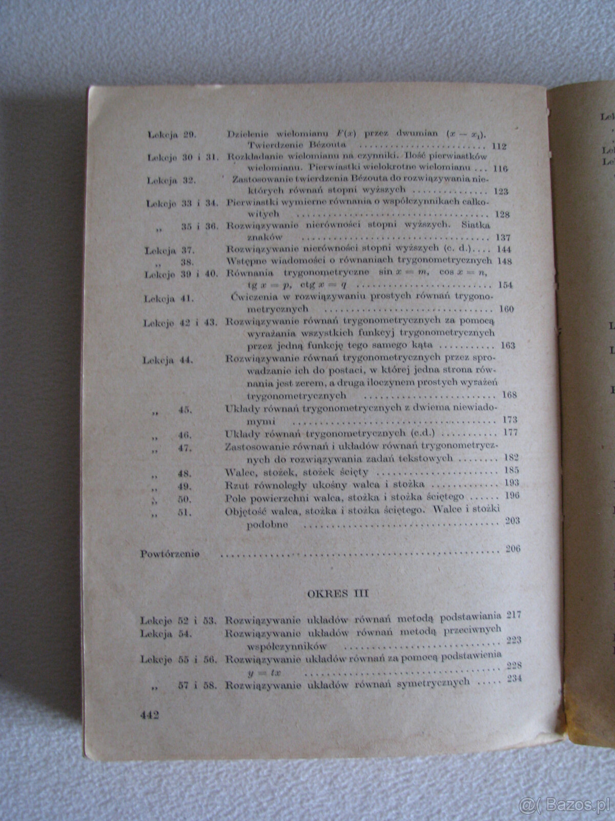 Matematyka – Lipczyński, Olczak – podręcznik IX kl koresp LO - 10