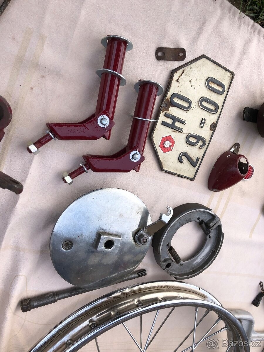 Jawa 250 Pérák FJ (1947) z oryginalnym dowodem + zestaw Ogar - 10