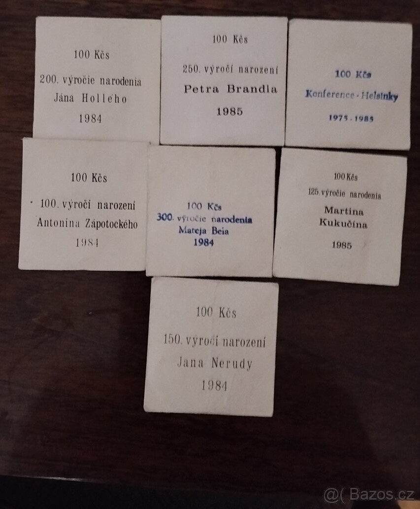Srebrne monety pamiątkowe Czechosłowackiej Republiki - 10