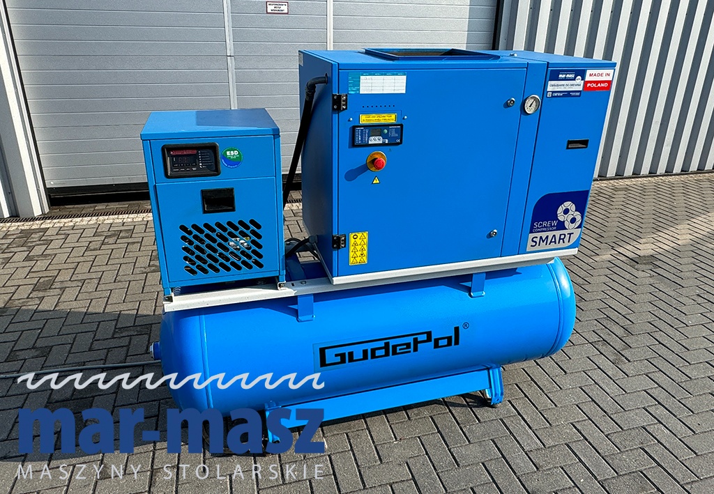 Sprężarka śrubowa GUDEPOL typ SMART-3G 11/10 zbiornik 500l - 10