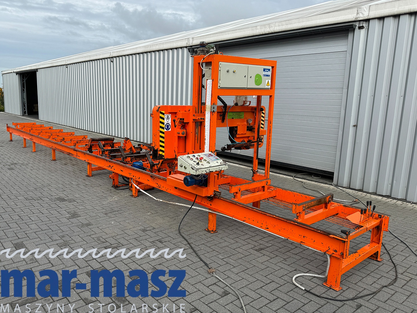 Trak pilarka taśmowa pozioma WIREX typ CZ-1 hydrauliczny - 10