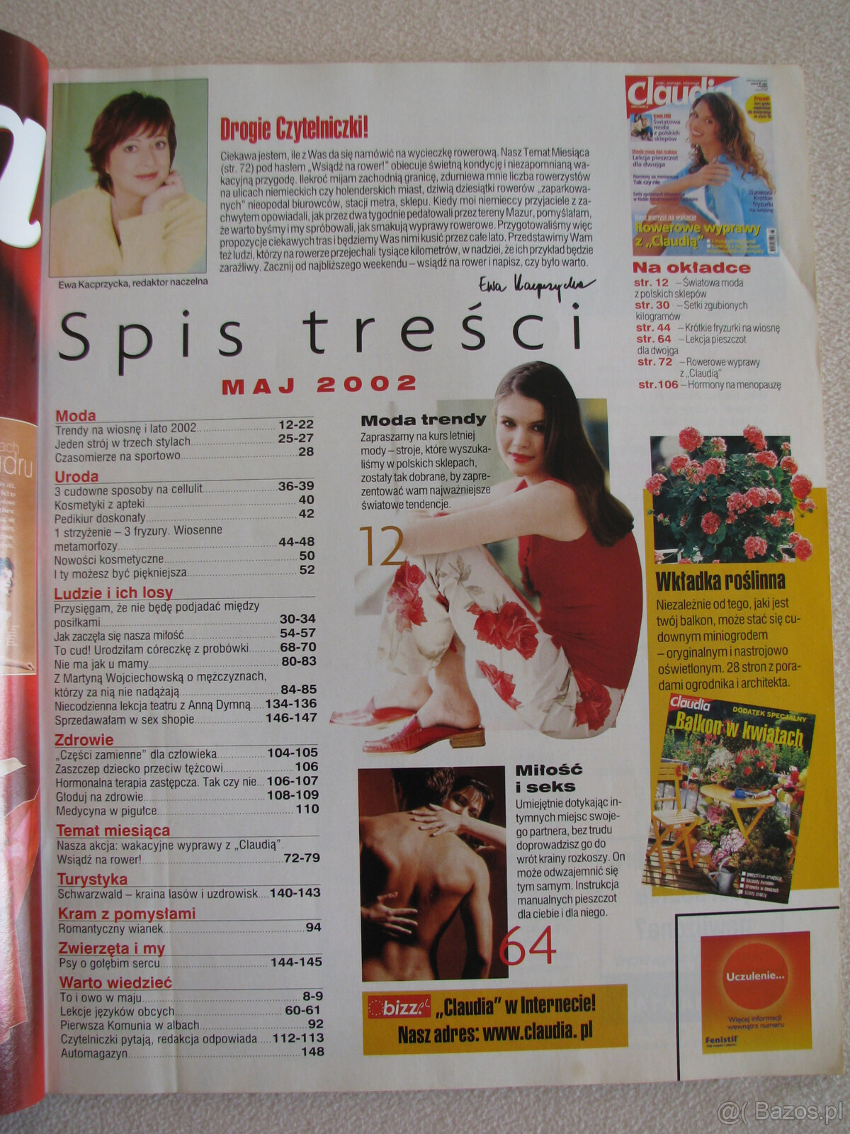 Magazyn Claudia – miesięcznik z lat 1997 - 2013 - 10