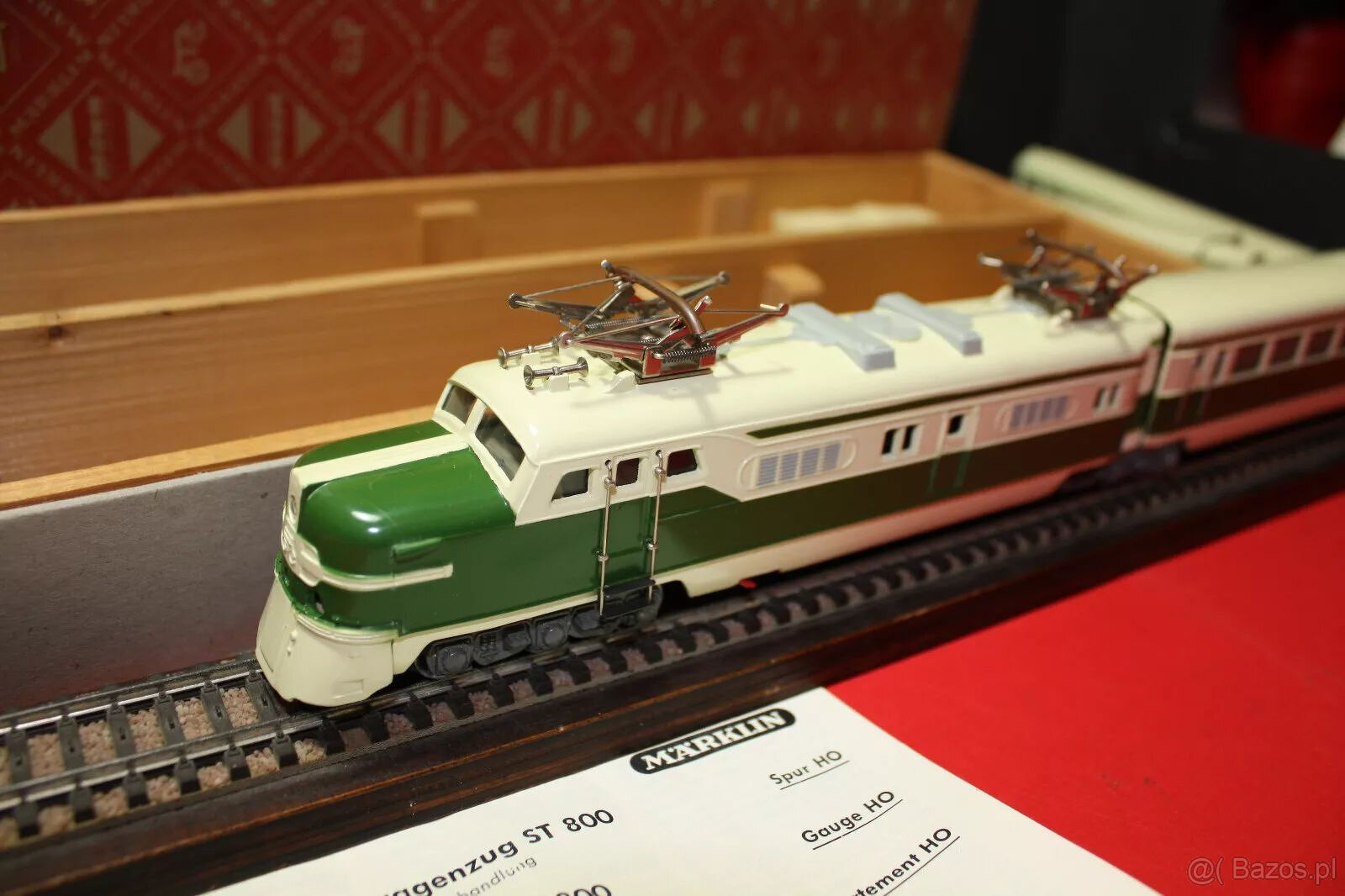 Zestaw 4-częściowy Märklin ST 800 Ivory Green, odrestaurowan - 10