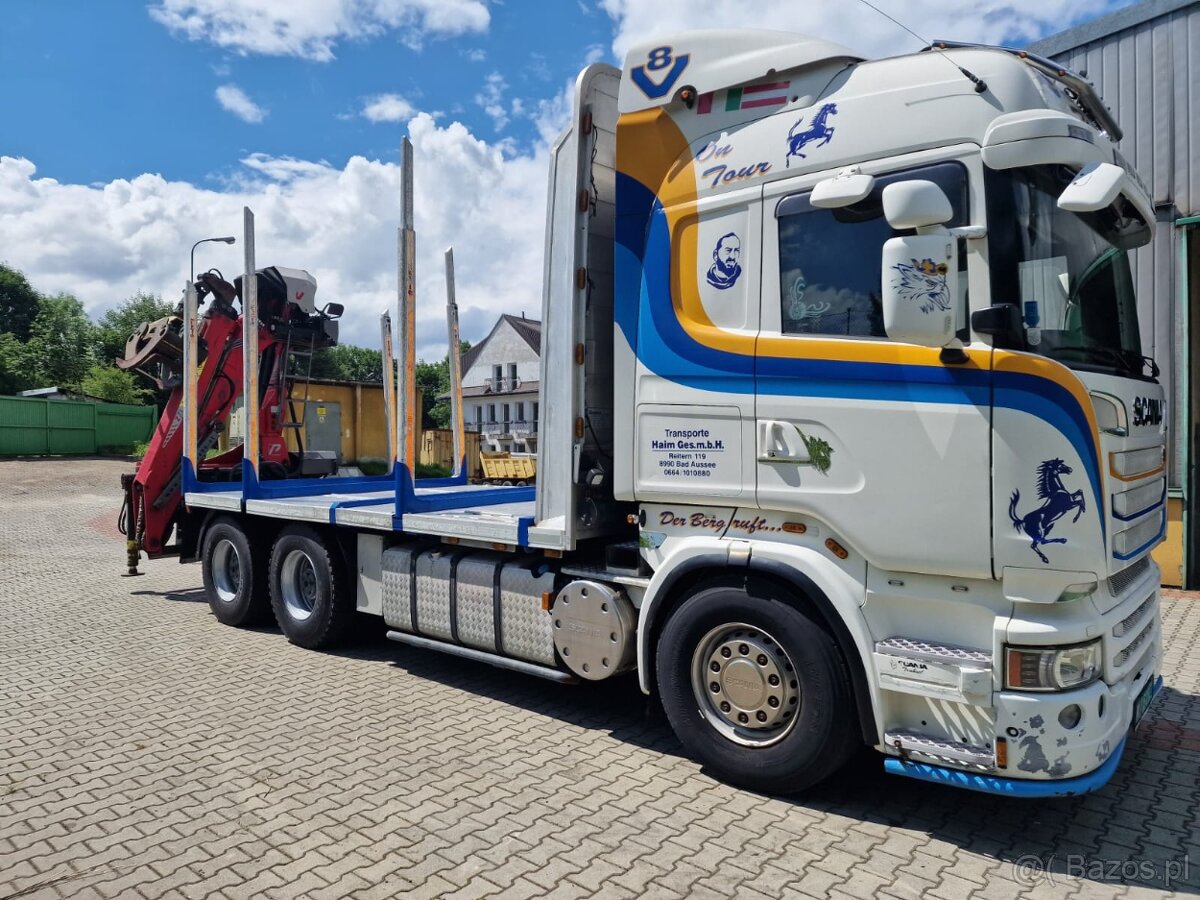 Scania R 560 do drewna do lasu - 10