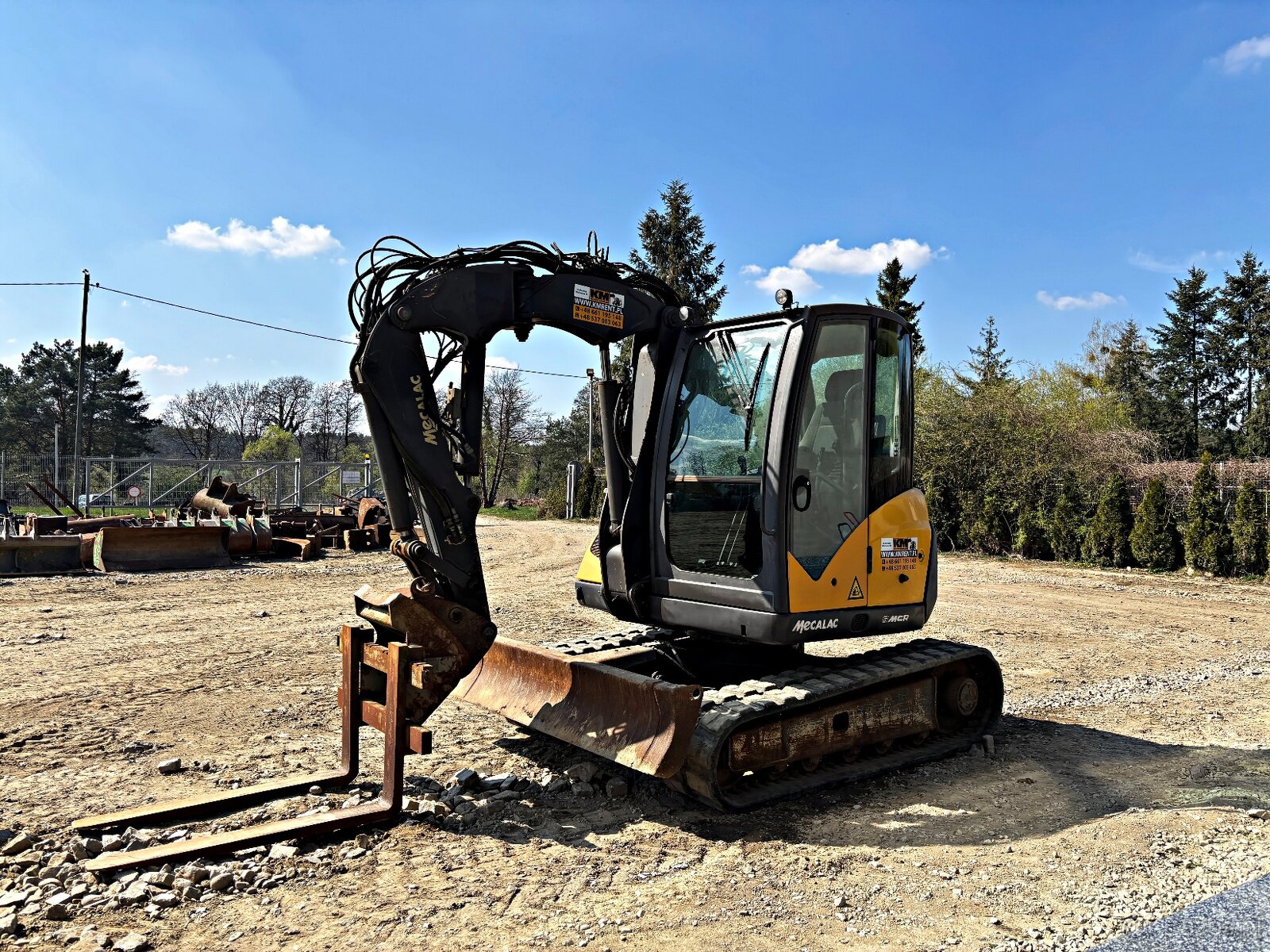 Mecalac 6 MCR MINI-KOPARKA 2014R. MTH: 2887 | 8 MCR JCB 805 - 10