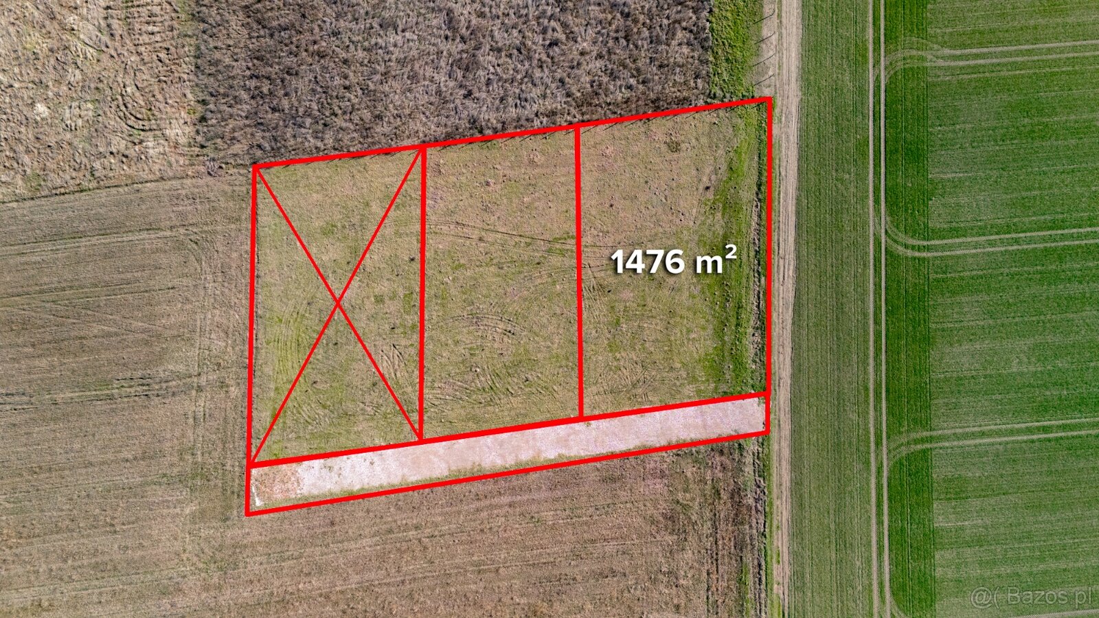 Działka w zielonej okolicy tylko 154 tyś.zł. ( 1476 m2). - 10