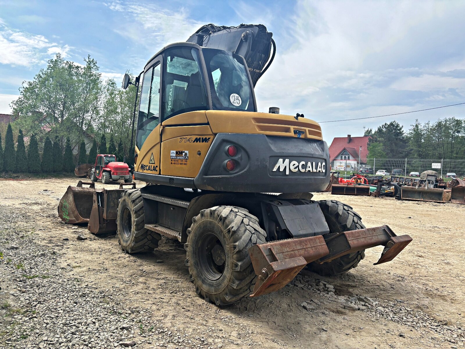 714 MW KOPARKA KOŁOWA 2012r. | MECALAC 12 MTX MXT 15 9 11 VO - 10