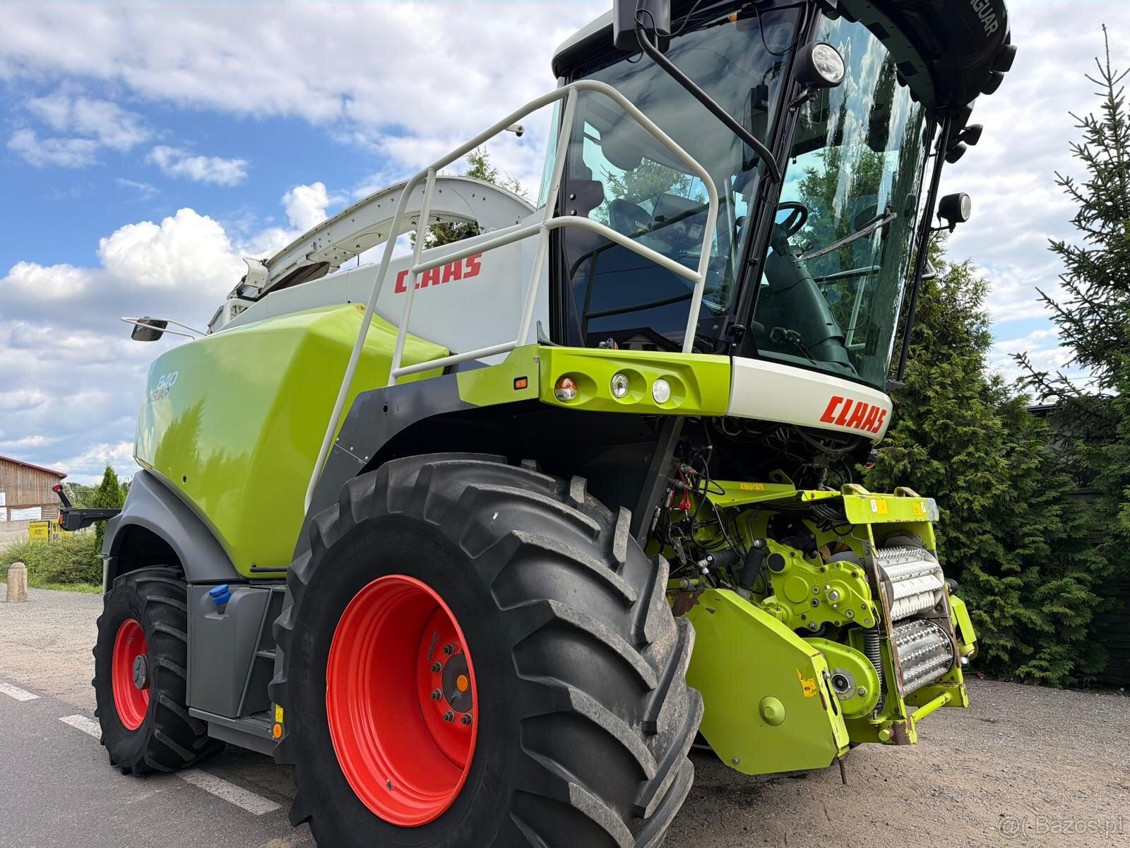 Sieczkarnia do kukurydzy Claas Jaguar 840 4x4 centralne sma - 10
